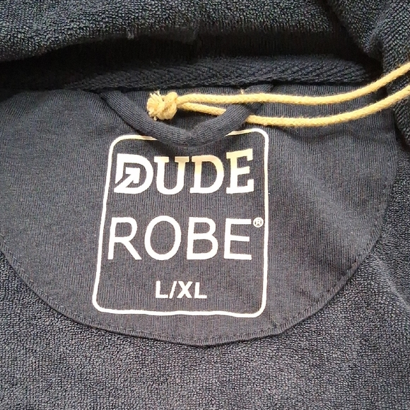 Men's Navy Robe - Picture 2 of 8